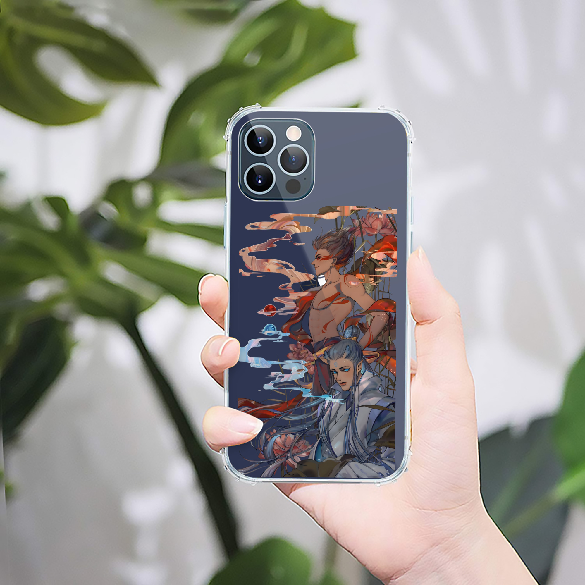 （画像用） Ne Zha 2 ナタ 魔童の大暴れ 【iPhone 12シリーズ対応】透明スマホケース（クリアソフトケース）
